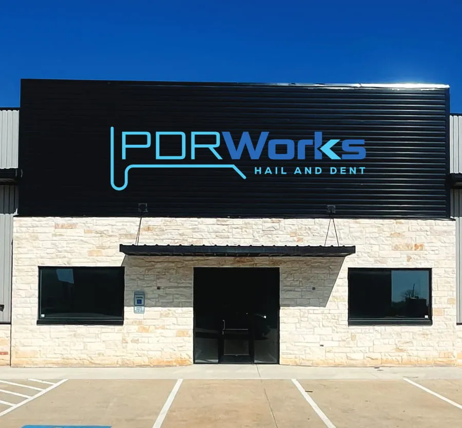 PdrWorks Hail and Dent storefront in Krugerville, Texas